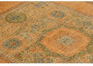 Tappeto Kairo Stilizzato Arancione Blu 153x221 Cm