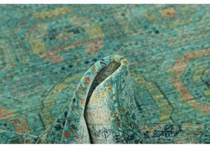 Tappeto Kairo Stilizzato Verde Petrolio Beige 124x189 Cm