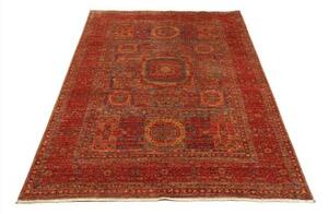 Tappeto Kairo Geometrico Rosso Ruggine Blu Notte 125x181 Cm