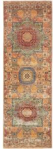 Tappeto Kairo Stilizzato Ruggine Blu Corsia 79x244 Cm