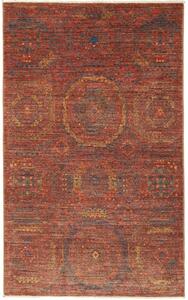 Tappeto Kairo Stilizzato Rosso Mattone Blu Petrolio 96x154 Cm