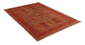 Tappeto Kairo Geometrico Rosso Ruggine Blu Notte 125x181 Cm