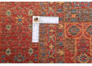 Tappeto Kairo Geometrico Rosso Ruggine Blu Notte 125x181 Cm