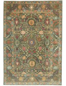 Tappeto Floralia Floreale Verde Salvia Ruggine 206x297 Cm