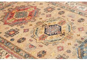 Tappeto Kazak Fine Stilizzato Beige Rosso Mattone 167x234 Cm