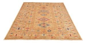 Tappeto Kazak Fine Geometrico Beige Blu 149x205 Cm