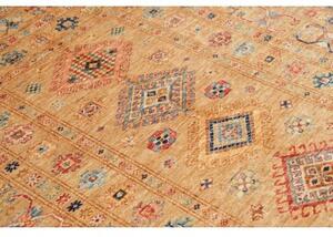 Tappeto Kazak Fine Geometrico Beige Blu 149x205 Cm