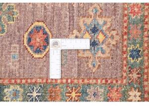 Tappeto Kazak Fine Stilizzato Marrone Rosso 124x186 Cm