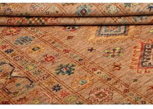 Tappeto Kazak Fine Geometrico Ocra Terracotta 149x211 Cm
