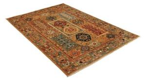 Tappeto Floralia Geometrico Marrone Ocra Multicolore 125x185 Cm