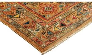 Tappeto Floralia Geometrico Marrone Ocra Multicolore 125x185 Cm