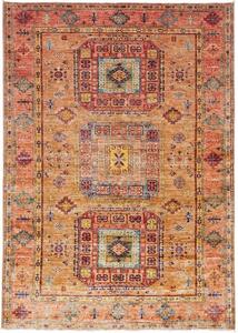 Tappeto Kazak Fine Geometrico Arancione Rosso 150x213 Cm