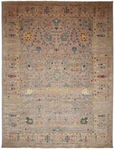 Tappeto Zigler Fine Floreale Malva Blu Petrolio 295x391 Cm