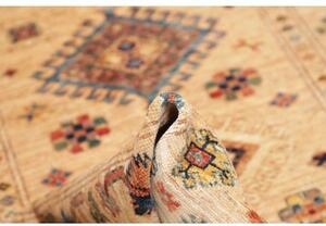 Tappeto Kazak Fine Geometrico Beige Multicolore 150x209 Cm