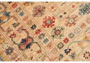 Tappeto Kazak Fine Geometrico Beige Multicolore 150x209 Cm