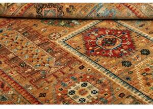 Tappeto Floralia Geometrico Marrone Ocra Multicolore 125x185 Cm