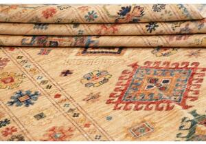 Tappeto Kazak Fine Geometrico Beige Multicolore 150x209 Cm