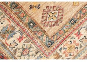 Tappeto Kazak Fine Stilizzato Beige Rosso Mattone 167x234 Cm