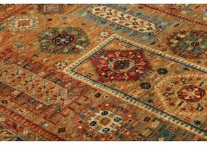 Tappeto Floralia Geometrico Marrone Ocra Multicolore 125x185 Cm