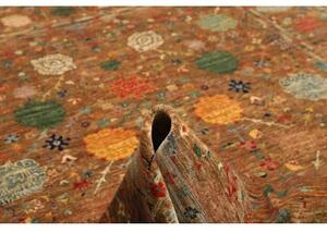 Tappeto Floralia Stilizzato Marrone Ruggine Blu 170x237 Cm