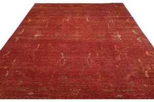 Tappeto Floralia Stilizzato Rosso Beige 247x324 Cm
