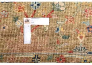 Tappeto Floralia Stilizzato Marrone Ruggine Blu 170x237 Cm