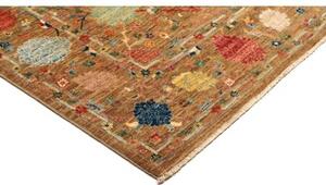 Tappeto Floralia Stilizzato Marrone Ruggine Blu 170x237 Cm