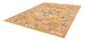 Tappeto Floralia Figurativo Giallo Senape Blu 249x302 Cm