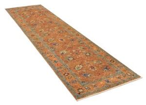 Tappeto Floralia Floreale Ruggine Azzurro Corsia 80x279 Cm