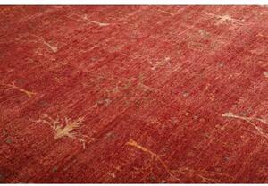 Tappeto Floralia Stilizzato Rosso Beige 247x324 Cm