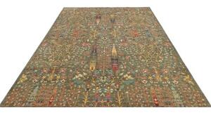 Tappeto Floralia Stilizzato Verde Salvia Beige 205x307 Cm