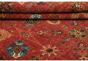 Tappeto Floralia Stilizzato Rosso Ruggine Beige 197x292 Cm