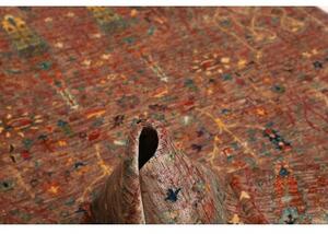Tappeto Floralia Stilizzato Rosso Mattone Blu Petrolio 169x230 Cm