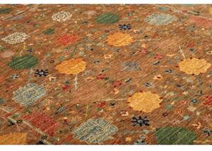 Tappeto Floralia Stilizzato Marrone Ruggine Blu 170x237 Cm