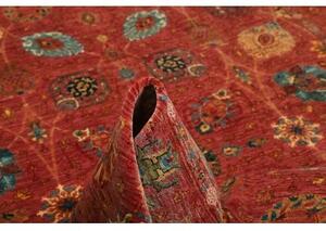 Tappeto Floralia Stilizzato Rosso Ruggine Beige 197x292 Cm