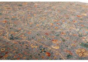 Tappeto Floralia Stilizzato Grigio Blu 266x364 Cm