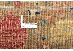 Tappeto Floralia Stilizzato Marrone Ruggine Blu 170x237 Cm