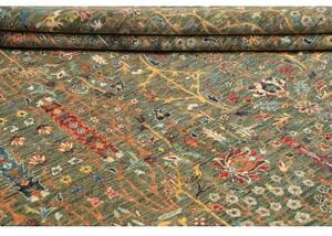 Tappeto Floralia Stilizzato Verde Salvia Beige 205x307 Cm