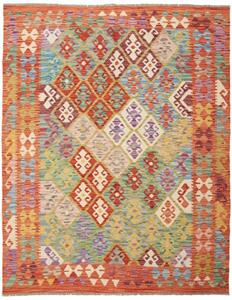 Tappeto Kilim Stilizzato Ruggine Multicolore 150x193 Cm