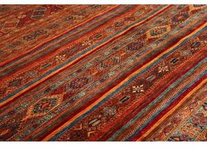 Tappeto Samarkand Geometrico Rosso Mattone Ocra 214x294 Cm
