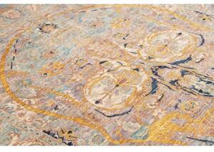 Tappeto Floralia Figurativo Azzurro Beige 200x242 Cm