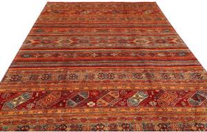 Tappeto Samarkand Geometrico Rosso Mattone Ocra 214x294 Cm