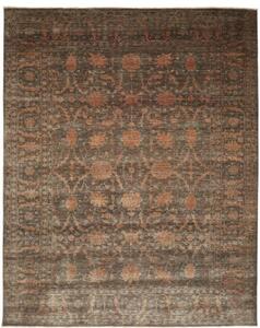 Tappeto Zigler Fine Floreale Marrone Terracotta 247x307 Cm