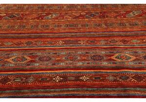 Tappeto Samarkand Geometrico Rosso Mattone Ocra 214x294 Cm