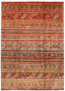 Tappeto Samarkand Geometrico Rosso Mattone Ocra 214x294 Cm
