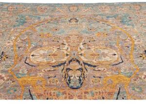 Tappeto Floralia Figurativo Azzurro Beige 200x242 Cm