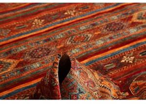 Tappeto Samarkand Geometrico Rosso Mattone Ocra 214x294 Cm