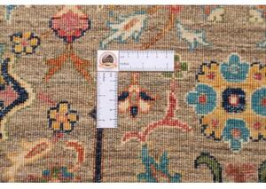Tappeto Floralia Floreale Marrone Beige Corsia 80x294 Cm