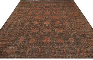 Tappeto Zigler Fine Floreale Marrone Terracotta 247x307 Cm