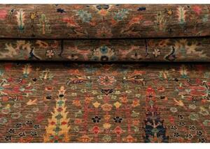 Tappeto Floralia Floreale Marrone Beige Corsia 80x294 Cm